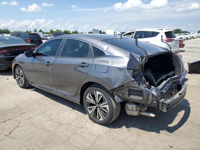 JHMFC1F76JX028114 - 2018 HONDA CIVIC EXL ნაცრისფერი ფოტო 2