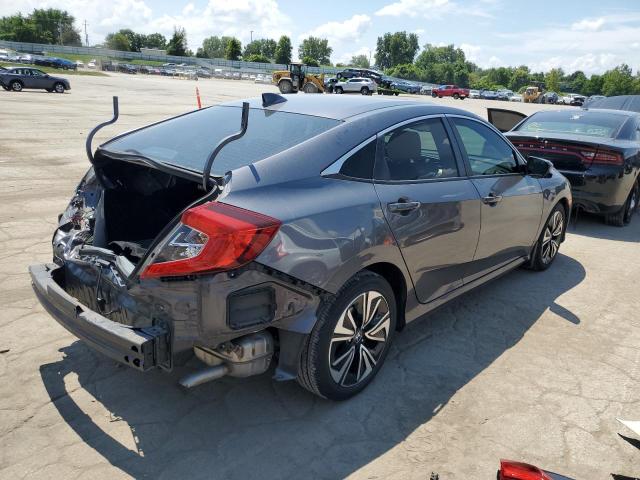 JHMFC1F76JX028114 - 2018 HONDA CIVIC EXL ნაცრისფერი ფოტო 3