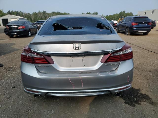 1HGCR2F56GA803466 - 2016 HONDA ACCORD SPORT SILVER photo 6