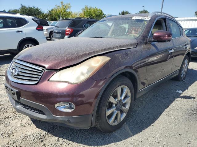 JN1AJ0HP5BM800634 - 2011 INFINITI EX35 BASE Բորդո լուսանկար 1