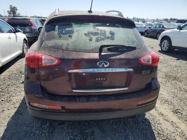 JN1AJ0HP5BM800634 - 2011 INFINITI EX35 BASE Բորդո լուսանկար 6