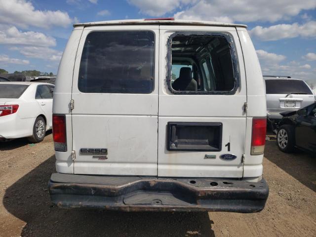 1FTNE2EW8DDA36274 - 2013 FORD ECONOLINE E250 VAN WHITE photo 6