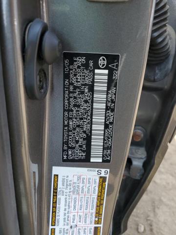 JTDBE30K463054325 - 2006 TOYOTA CAMRY LE 灰色 照片 12