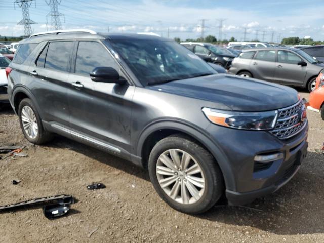 1FMSK8FH7LGA05086 - 2020 FORD EXPLORER LIMITED ნაცრისფერი ფოტო 4