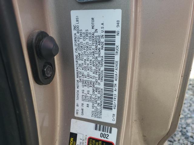 5TENX22N08Z550154 - 2008 TOYOTA TACOMA GOLD photo 12