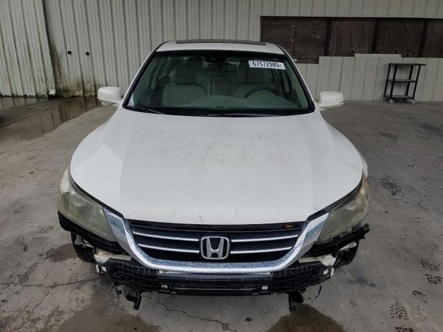 1HGCR3F81DA013469 - 2013 HONDA ACCORD EXL WHITE photo 5