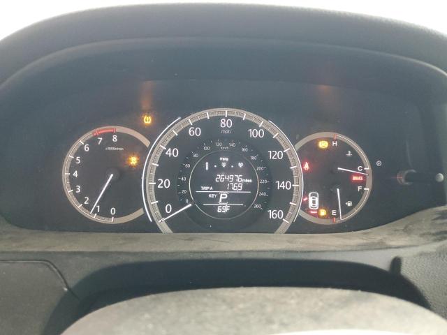 1HGCR3F81DA013469 - 2013 HONDA ACCORD EXL WHITE photo 9