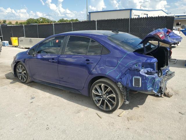 JTDS4RCE4LJ037334 - 2020 TOYOTA COROLLA SE 蓝色 照片 2