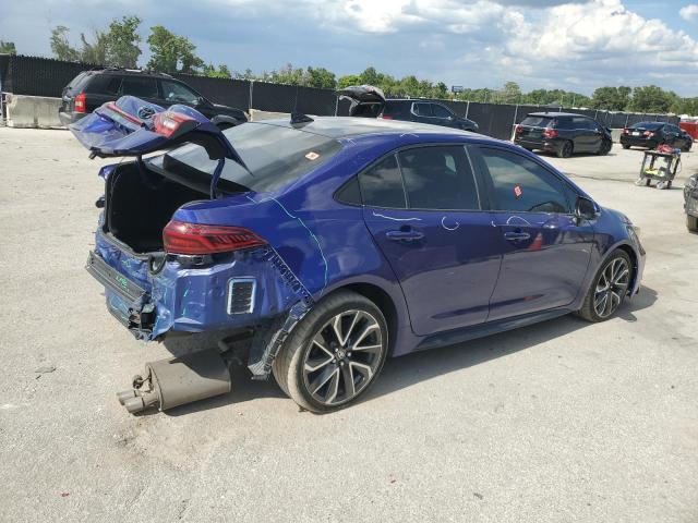 JTDS4RCE4LJ037334 - 2020 TOYOTA COROLLA SE 蓝色 照片 3