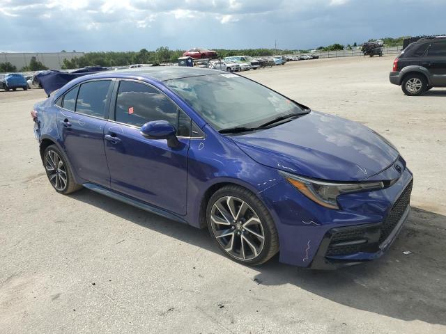 JTDS4RCE4LJ037334 - 2020 TOYOTA COROLLA SE 蓝色 照片 4