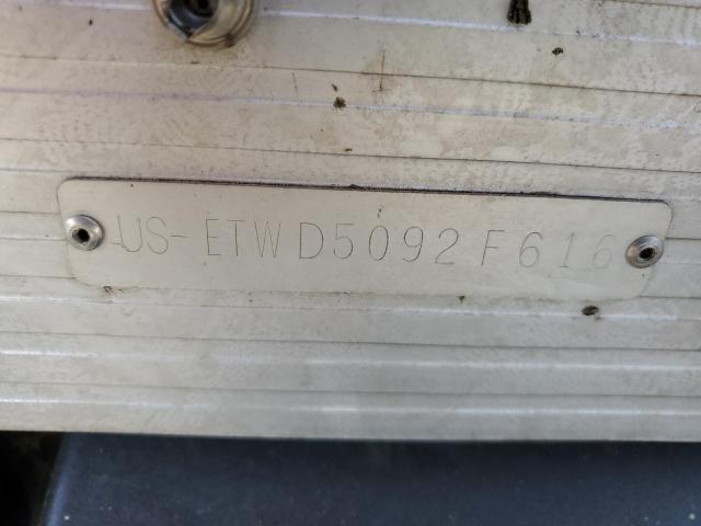 ETWD5092F616 - 2016 BENN PONTOON فضي صورة 10