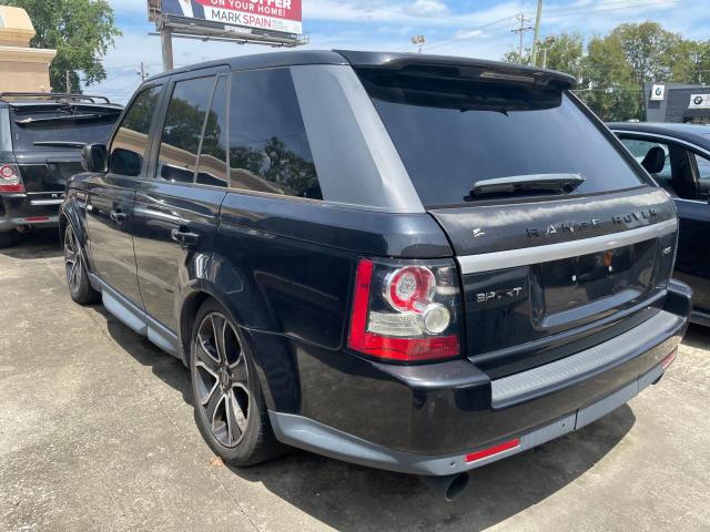 SALSF2D41CA726733 - 2012 LAND ROVER RANGE ROVE HSE BLACK photo 3
