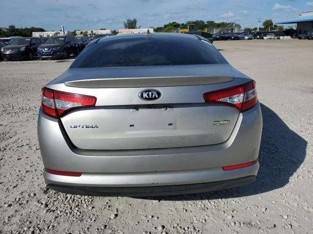 KNAGM4AD0D5054769 - 2013 KIA OPTIMA HYBRID SILVER photo 6