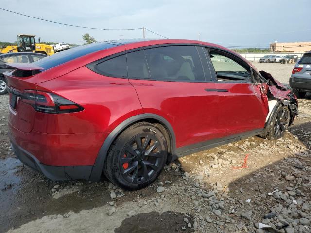 7SAXCBE5XRF448088 - 2024 TESLA MODEL X Qırmızı foto 3