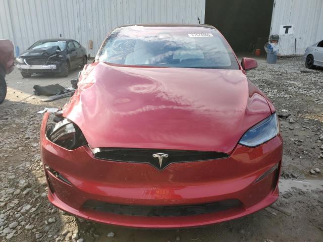 7SAXCBE5XRF448088 - 2024 TESLA MODEL X Qırmızı foto 5
