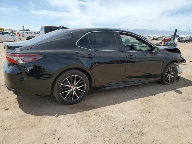 4T1G11AK4PU186657 - 2023 TOYOTA CAMRY SE NIGHT SHADE BLACK photo 3