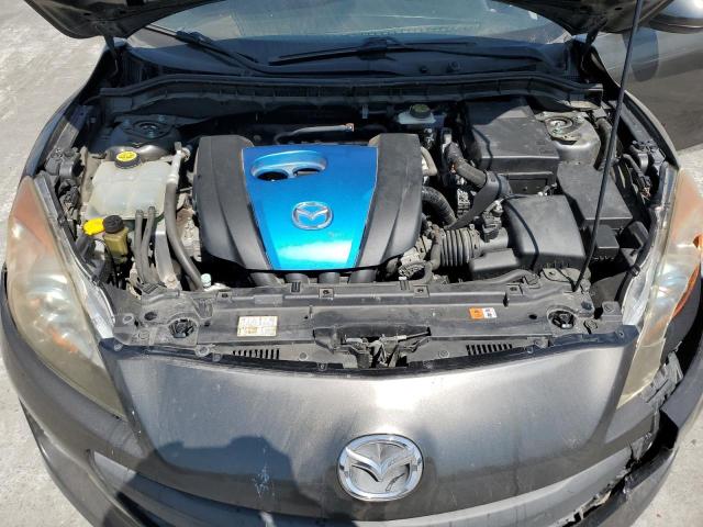 JM1BL1W89C1547060 - 2012 MAZDA 3 I GRAY photo 11