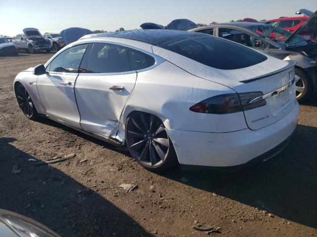 5YJSA1CPXDFP13032 - 2013 TESLA MODEL S WHITE photo 2