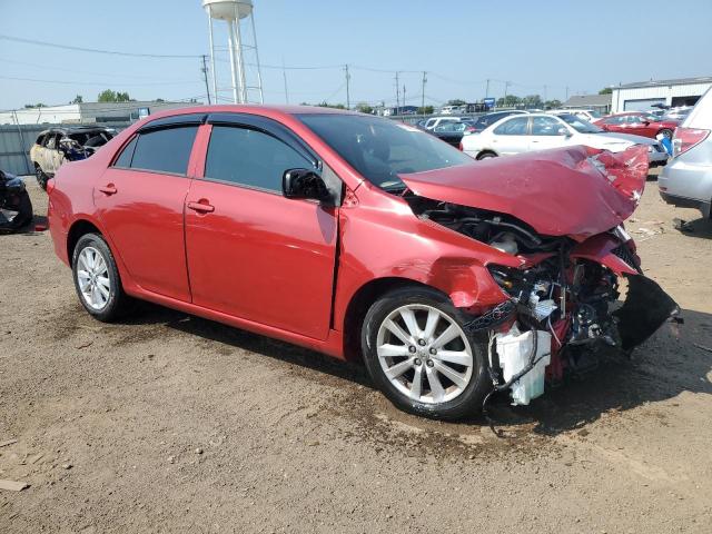 JTDBL40E299053780 - 2009 TOYOTA COROLLA BASE Қызыл фото 4