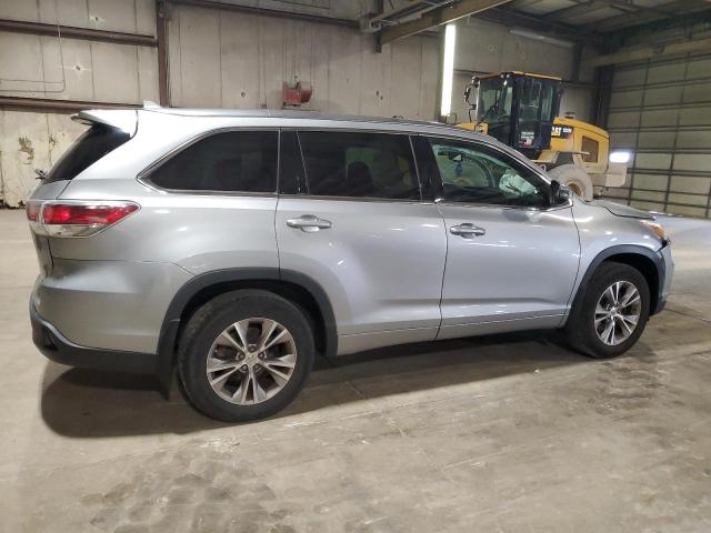 5TDJKRFH3FS185277 - 2015 TOYOTA HIGHLANDER XLE SILVER photo 3