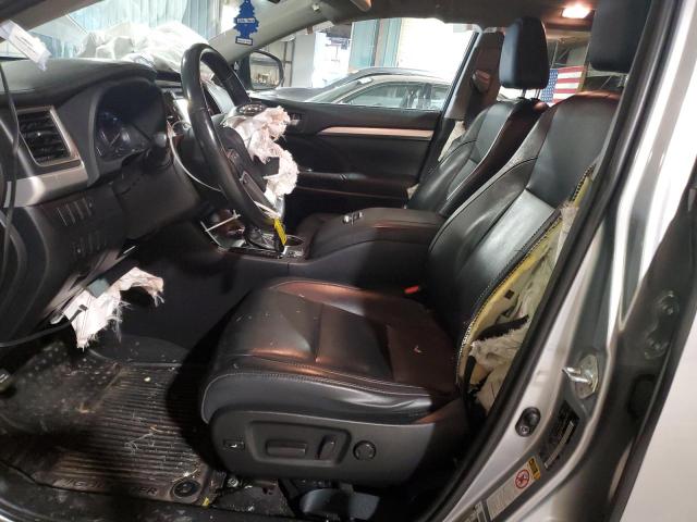 5TDJKRFH3FS185277 - 2015 TOYOTA HIGHLANDER XLE SILVER photo 7