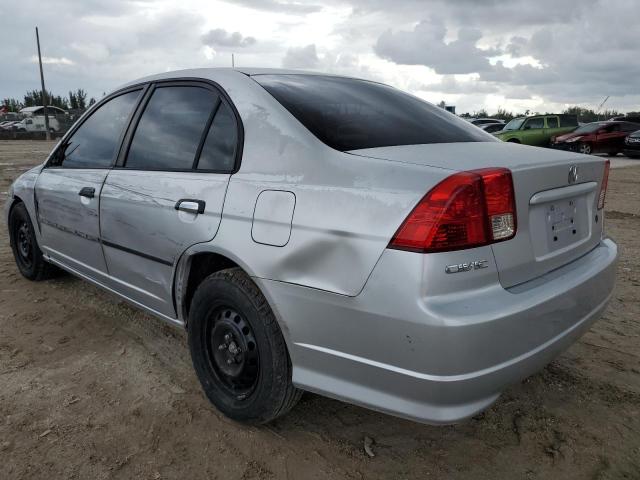 2HGES16324H549872 - 2004 HONDA CIVIC DX VP Gümüş foto 2