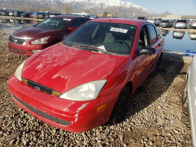 1FAFP33P42W282505 - 2002 FORD FOCUS LX RED photo 2