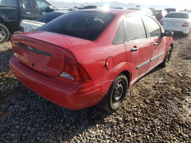 1FAFP33P42W282505 - 2002 FORD FOCUS LX RED photo 4