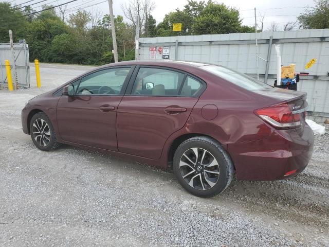 19XFB2F97DE053880 - 2013 HONDA CIVIC EXL MAROON photo 2