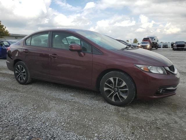 19XFB2F97DE053880 - 2013 HONDA CIVIC EXL MAROON photo 4