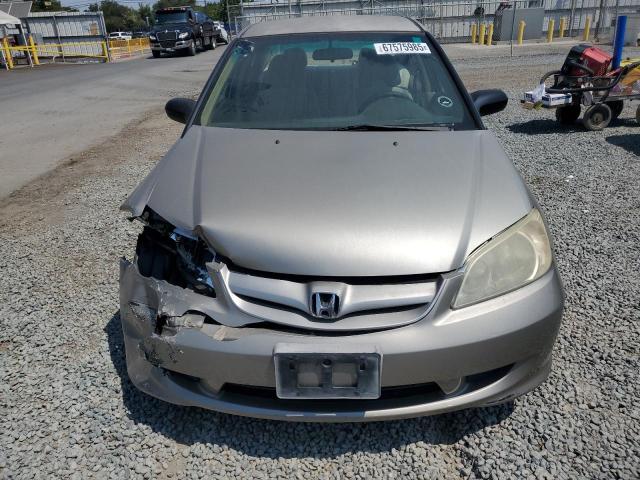 2HGES165X4H625615 - 2004 HONDA CIVIC LX Beige photo 5