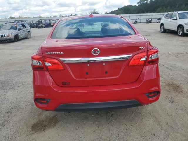 3N1AB7AP0KL607432 - 2019 NISSAN SENTRA S RED photo 6
