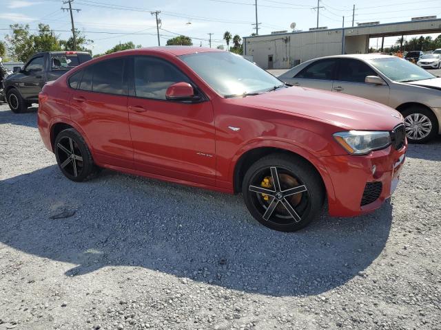 5UXXW5C59F0E88845 - 2015 BMW X4 XDRIVE35I RED photo 4