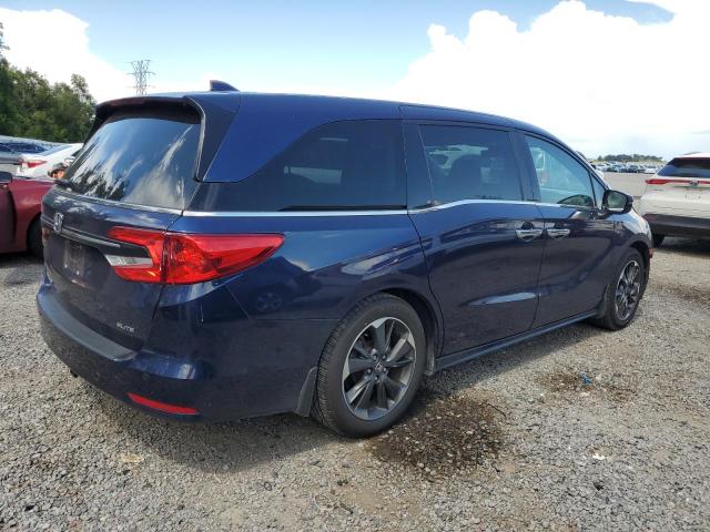 5FNRL6H90MB002150 - 2021 HONDA ODYSSEY ELITE 蓝色 照片 3