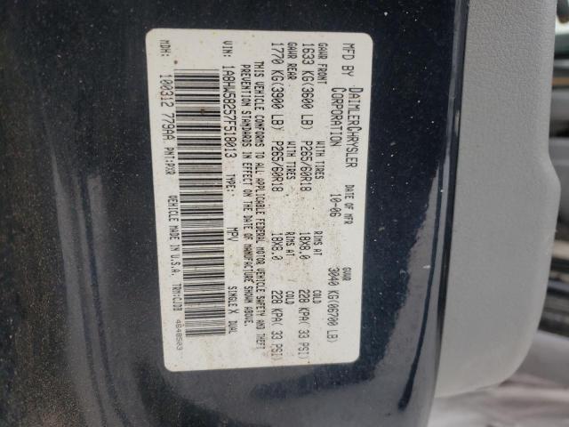 1A8HW58257F518013 - 2007 CHRYSLER ASPEN LIMITED BLACK photo 13