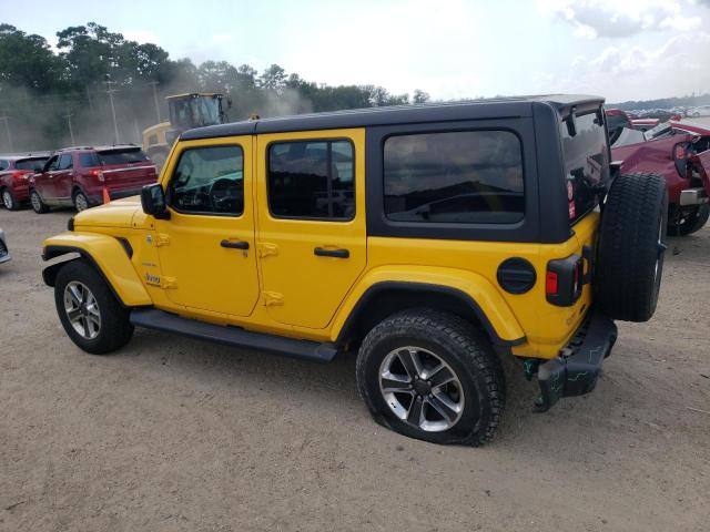 1C4HJXEN5LW295322 - 2020 JEEP WRANGLER U SAHARA YELLOW photo 2