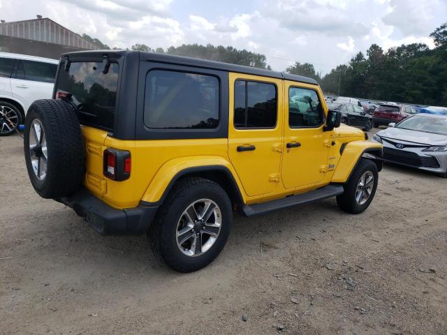 1C4HJXEN5LW295322 - 2020 JEEP WRANGLER U SAHARA YELLOW photo 3