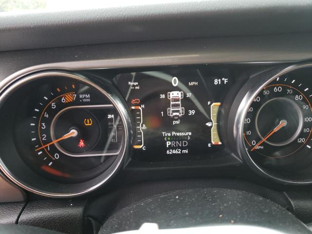 1C4HJXEN5LW295322 - 2020 JEEP WRANGLER U SAHARA YELLOW photo 9