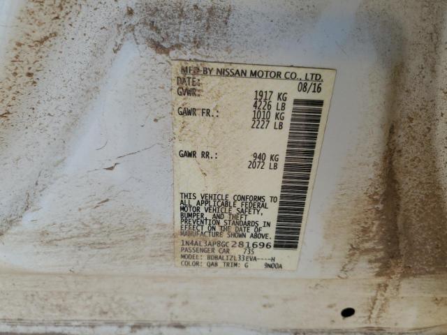 1N4AL3AP8GC281696 - 2016 NISSAN ALTIMA 2.5 WHITE photo 13