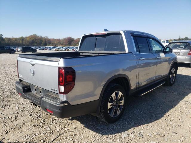 5FPYK3F79JB004349 - 2018 HONDA RIDGELINE RTL SILVER photo 3