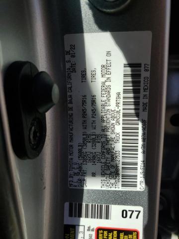 3TMDZ5BN8NM127533 - 2022 TOYOTA TACOMA DOUBLE CAB SILVER photo 13