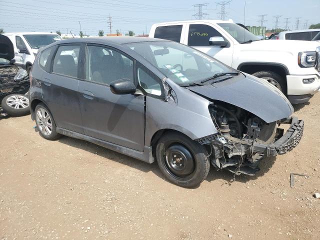 JHMGE8H55BC015964 - 2011 HONDA FIT SPORT GRAY photo 4