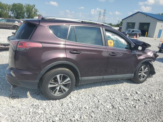 2T3RFREV1HW544044 - 2017 TOYOTA RAV4 XLE PURPLE photo 3