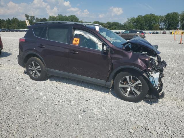 2T3RFREV1HW544044 - 2017 TOYOTA RAV4 XLE PURPLE photo 4