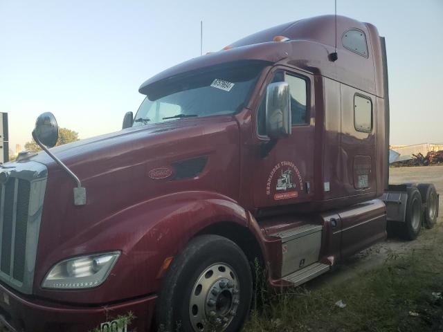 1XP4D49X4GD351685 - 2016 PETERBILT 587 BURGUNDY photo 2