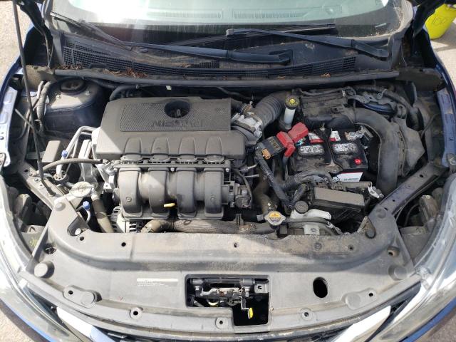 3N1AB7AP0KY372176 - 2019 NISSAN SENTRA S BLUE photo 11
