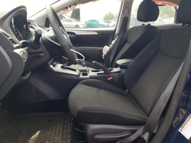 3N1AB7AP0KY372176 - 2019 NISSAN SENTRA S BLUE photo 7