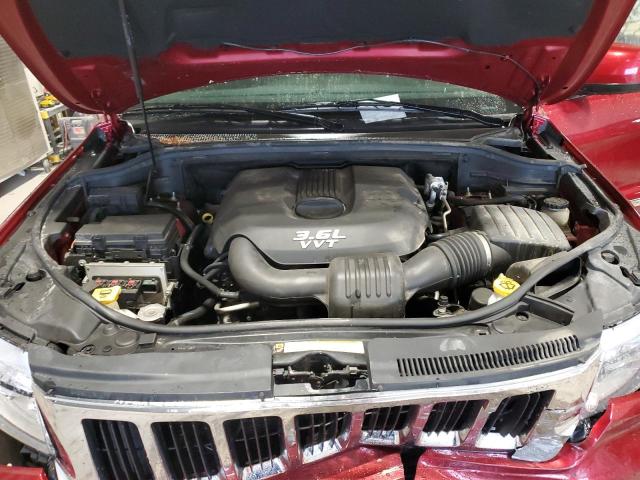 1C4RJFAG2DC607184 - 2013 JEEP GRAND CHER LAREDO BURGUNDY photo 12