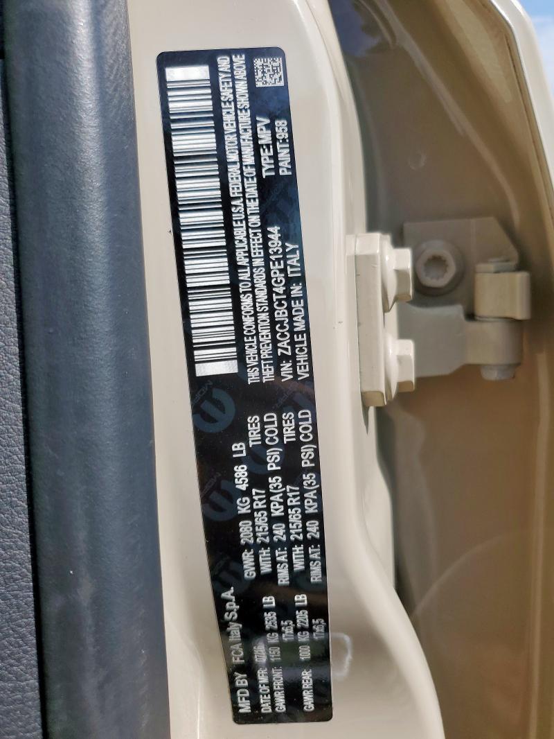 ZACCJBCT4GPE13944 - 2016 JEEP RENEGADE TRAILHAWK TAN photo 13