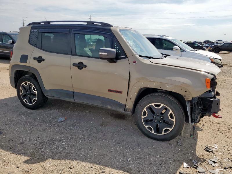 ZACCJBCT4GPE13944 - 2016 JEEP RENEGADE TRAILHAWK TAN photo 4